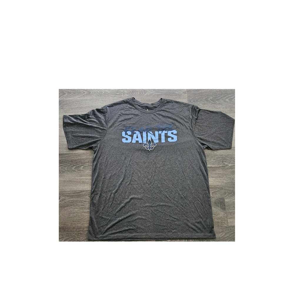 Fear the Saints T-Shirt Gray‎ XL Short Sleeve